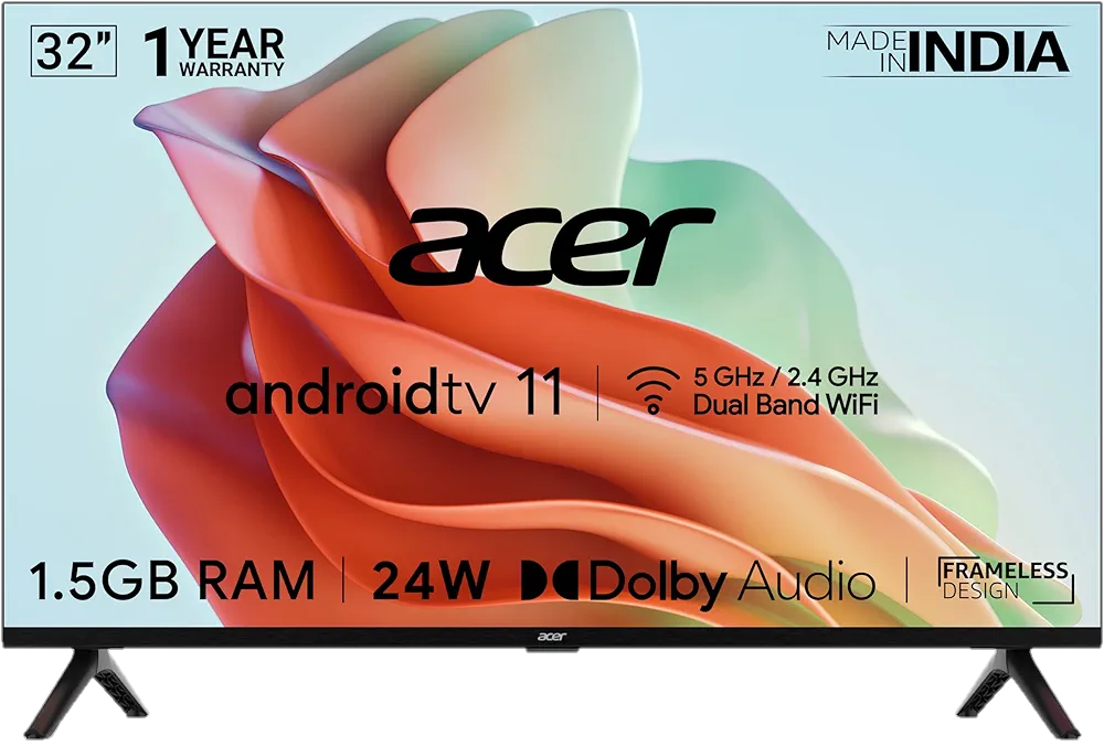 Acer 32-inch I Series HD Ready Android Smart LED TV