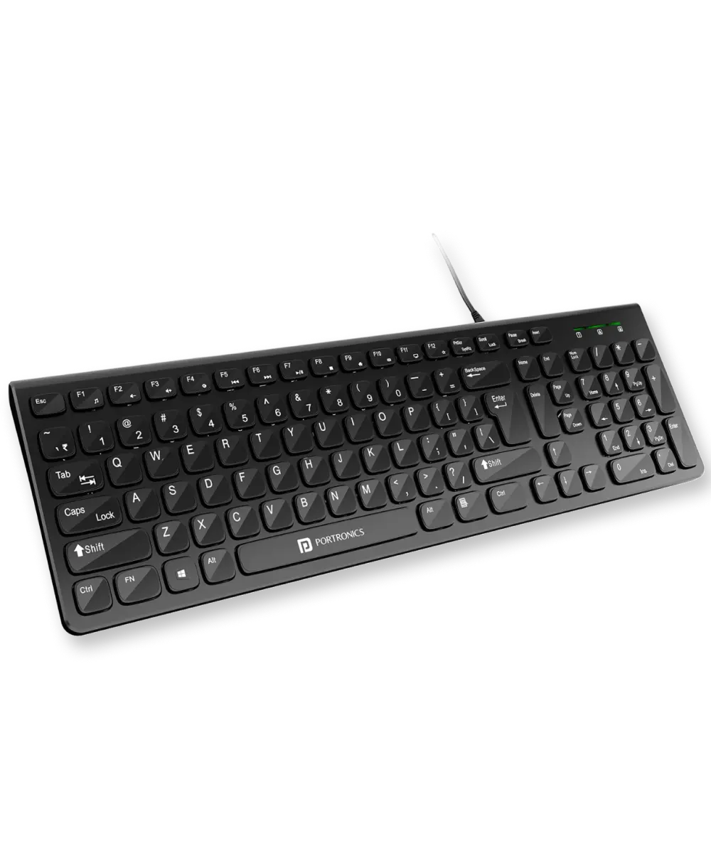 Portronics Ki-Pad 2 USB Wired Keyboard