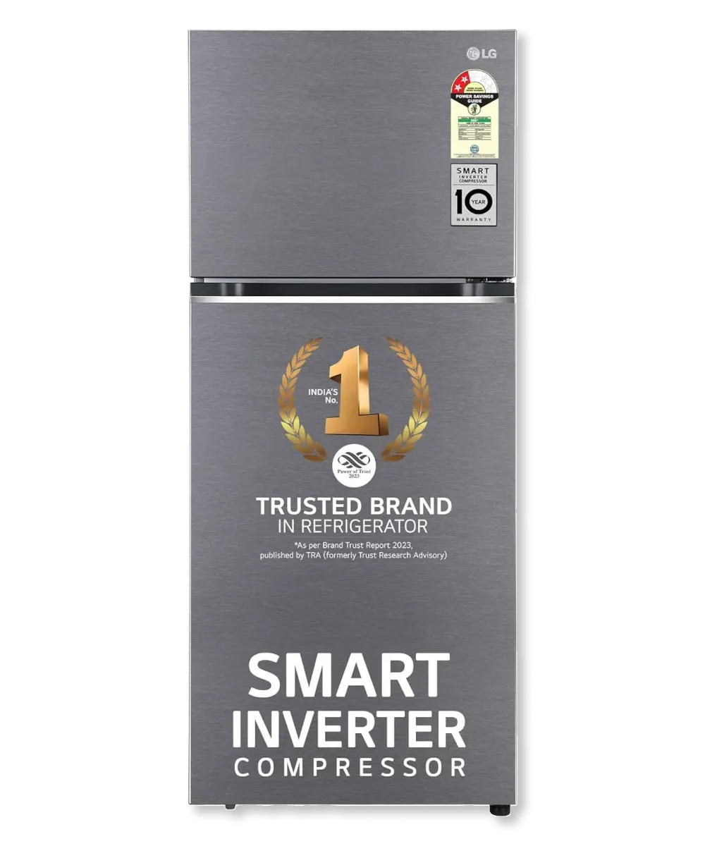 LG 322 L 3 Star Frost-Free Smart Inverter Double Door Refrigerator