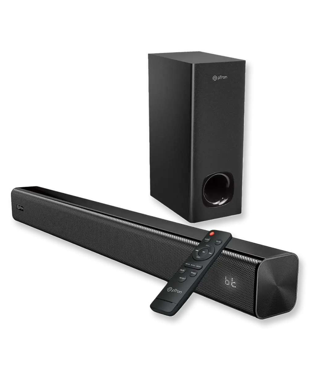 pTron Jazz Plus 120W Soundbar with Subwoofer